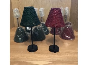 9 DECORATIVE CANDLE LAMPS NEW