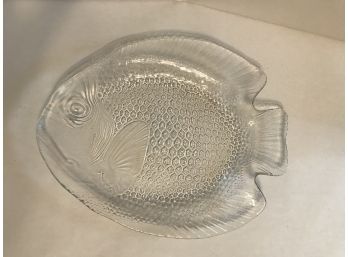 GLASS FISH PLATE
