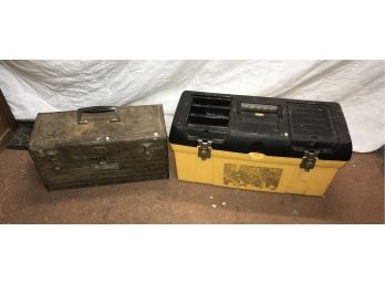 2 TOOL BOXES WITH TOOLS