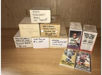 LOT OF HOCKEY CARD SETS FROM THE 90s