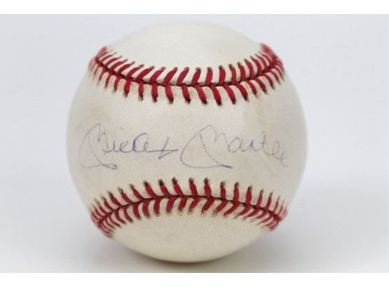 Mickey Mantle Signed Baseball Guaranteed Authentic With No COA