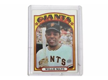 Willie Mays Baseball Card