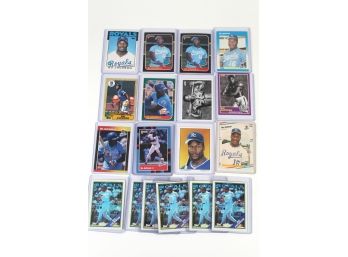 Bo Jackson Card Lot Including Rookie Cards