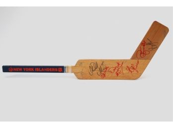 Signed NY Islanders Mini Goalie Stick