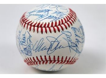 1989 Mets Team Signed Baseball