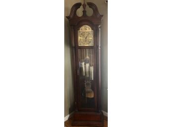 Howard Miller Cherry Wood Grandfather Clock