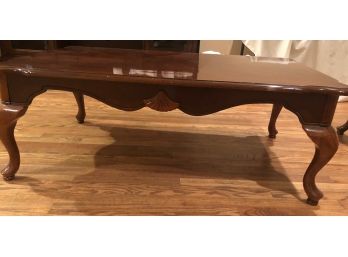 Queen Anne Style Cherry Wood Coffee Table