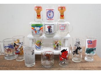 Assortment Of Collector Glasses