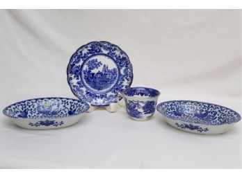 Blue And White Dish Set