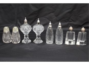 Crystal Salt And Pepper Shakers