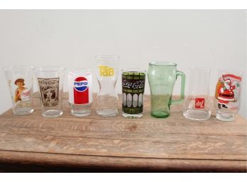 Vintage Cola Drinking Glasses