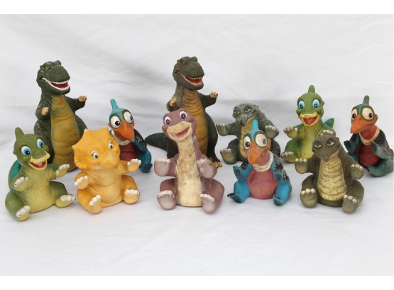 Land Before Time 1988 Rubber Hand Puppet Collection
