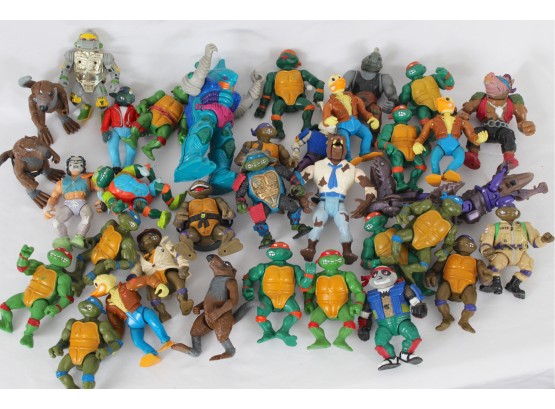 Vintage Teenage Mutant Ninja Turtle Figurines