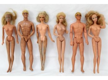 1966 Barbie Dolls And Ken