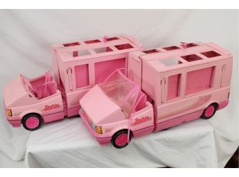 Two Barbie Buses
