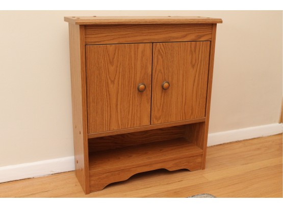 Oak Storage Cabinet Shelf 21 X 7 X 24