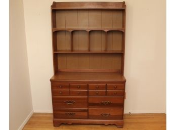Dresser With Hutch By 'Lea Furniture' 43.5 X 18.5 X 77.5