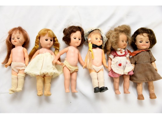 Lot Of 6 8' Dolls Including Effenbee, Vogue, Genie Lamp, Story Book Dolls - #38