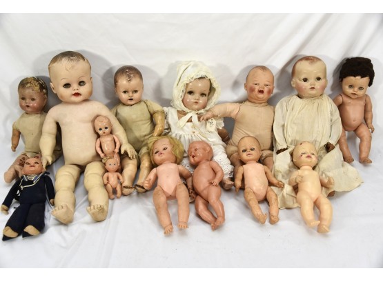 Baby Doll Lot Including Ideal, Horsman, OK, Alexa - #102