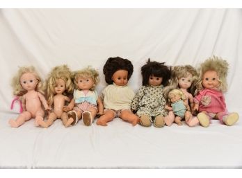 Lot Of 8 Dolls Including Eegee, Sebino, Ideal, Hasbro, Tomy -  #82