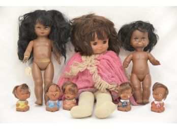 Lot Of 8 Dolls Including Sebino, Royal Toy - #53