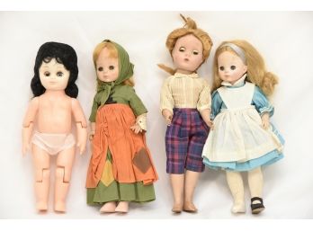 Lot Of 4 Dolls Including Madame Alexander - #56