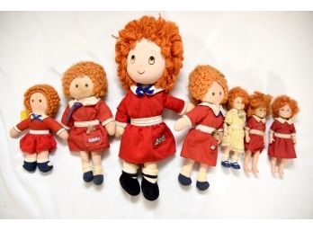 Lot Of 7 Annie Dolls - #44