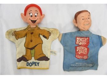 Hand Puppets - Ringling Brothers Circus, Disney Dopey - #84