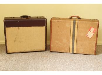 Two Vintage Suit Cases