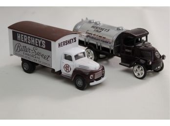 Miniature Hershey'S Diecast Trucks
