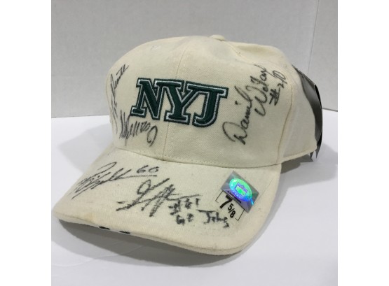 New York Jets Autographed Baseball Cap