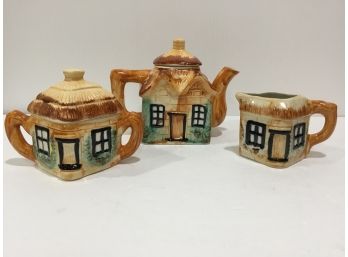 Vintage Cottage 3 Piece Tea Set
