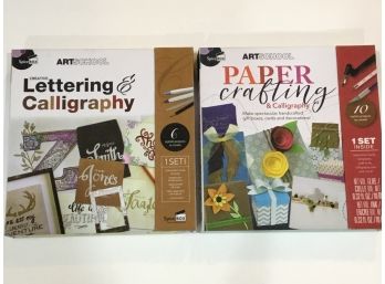 Art School Paper Crafting & Calligraphy Activity Kits
