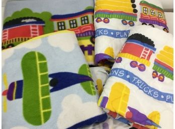 Cars, Trains & Planes Toddler Boys Bedding
