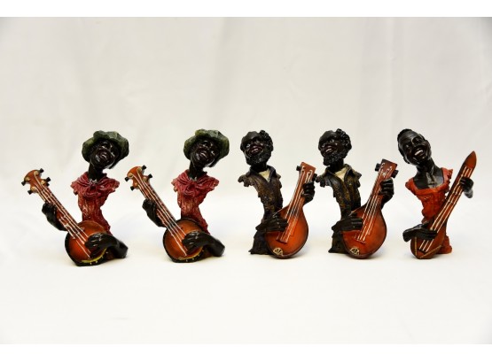 Resin Musician Figurines Lot 1