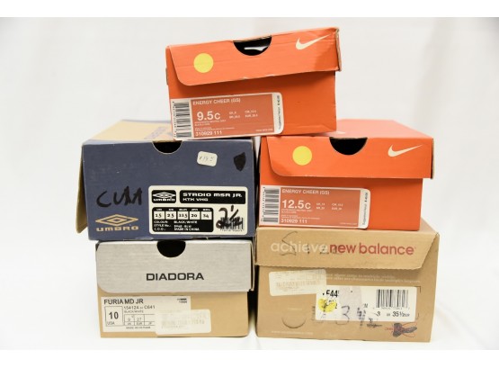 Children's Shoes/Cleats Sizes 2.5, 3.5, 9.5, 10, 12.5 (Nike, New Balance, Umbro, Diadora)