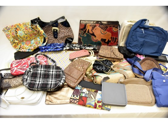 Handbag Collection 2 Of 2  Including Vera Bradley, J McLaughlin, Baggallini