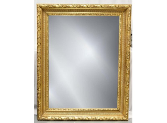 Large Gold Framed Beveled Wall Mirror 38.5' X 48'