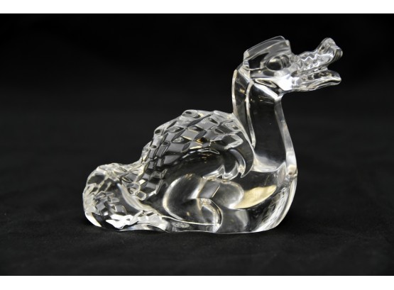 Baccarat Crystal Dragon Figurine