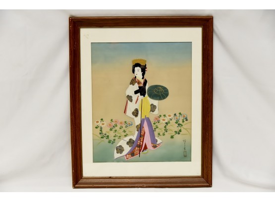 Geisha Framed Print 18 X 22