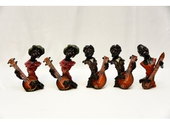 Resin Musician Figurines Lot 1
