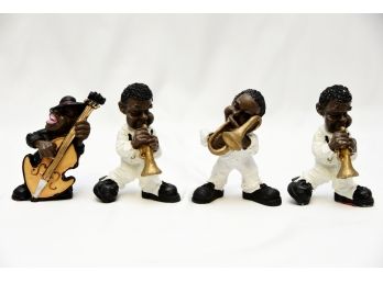 Resin Musician Figurines Lot 3