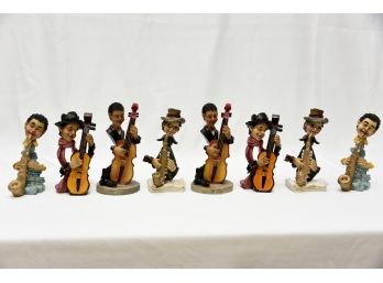 Resin Musician Figurines Lot 2
