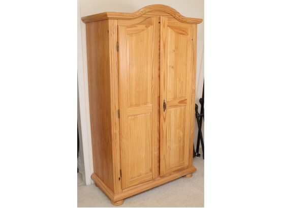 Pine Storage Cabinet 44 X 23 X 76 (Contents Not Included)