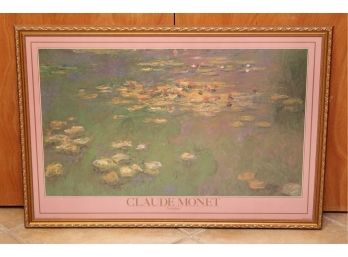 Monet Poster Framed 38 X 26
