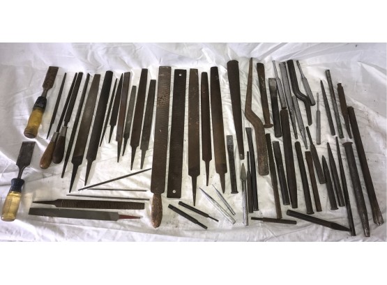 LOT OF FILES,CHISEL`S AND PUNCHES