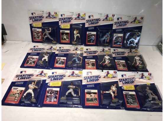 1988 STARTING LINEUP LOT OF 12 FIGURES MOC (LOT1)