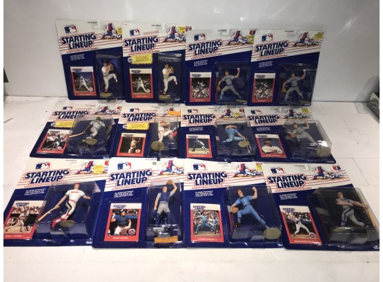 1988 STARTING LINEUP LOT OF 12 FIGURES MOC (LOT2)