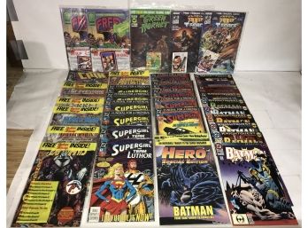 LOT OF 34 COMIC BOOKS EARLY 90s