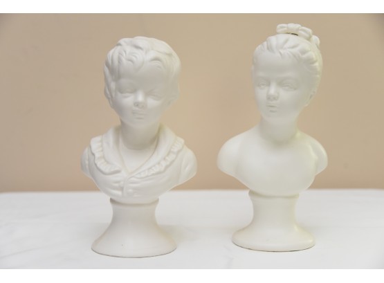 Boy And Girl Busts By Napcoware - #17